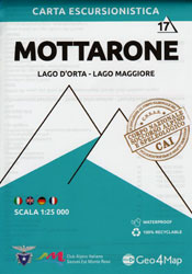 Carta 17 - Mottarone - Lago d'Orta, Lago Maggiore