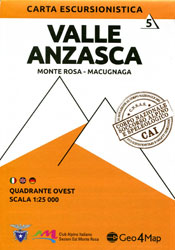Carta 5 - Valle Anzasca, Monte Rosa, Macugnaga