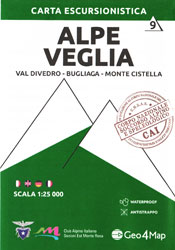 Carta 9 - Alpe Veglia, Val Divedro, Bugliaga, Monte Cistella