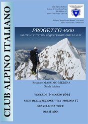 Club Alpino Italiano - PROGETTO 4000 - Salite su tutti gli 82 Quattromila delle Alpi
