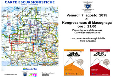 Sezioni CAI Est Monte Rosa Nuove Carte Escursionistiche