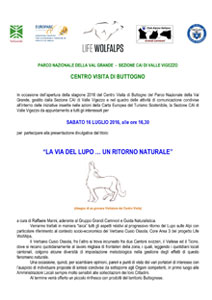 Sezione CAI di Valle Vigezzo - Raffaele Marini: La via del lupo ... un ritorno naturale