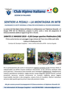 Sezione CAI Pallanza: Sentieri a pedali - La montagna in MTB