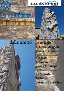 CAI Valle Vigezzo: Settimana dell'arrampicata