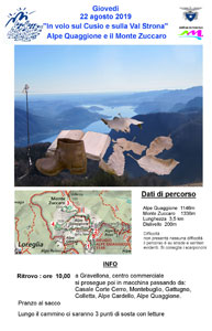 Letteraltura e Sezioni Est Monte Rosa: in volo sul Cusio e sulla Val Strona