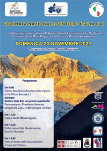 Giornata Nazionale Sentiero Italia CAI: Convegno a Santa Maria Maggiore