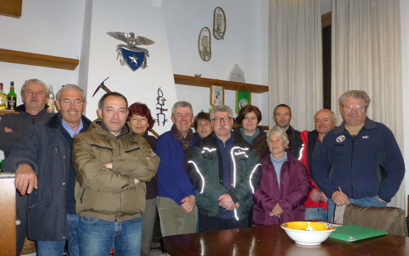 Il Direttivo della Sezione di Gozzano del Club Alpino Italiano eletto per il mandato 2013-2015
