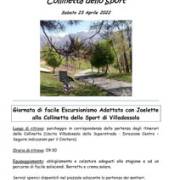 CAI Villadossola - Giornata di facile Escursionismo Adattato con Joelette  alla Collinetta dello Sport di Villadossola - 23 aprile 2022