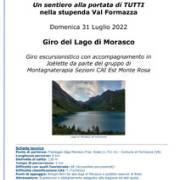 CAI Pallanza: Un sentiero alla portata di Tutti nella stupenda Val Formazza, giro del Lago di Morasco con joëlette - 31 luglio 2022