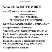 CAI Borgomanero: serata con Teresio Valsesia - 24 novembre 2023
