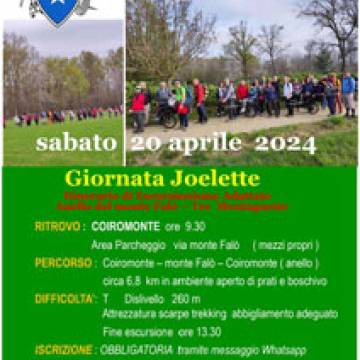 CAI Gozzano: Giornata Joelette, itinerario di Escursionismo Adattato - 20 aprile 2024